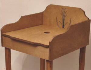 1 Mesa Juego de la Rana un agujero Mesa para el juego de la rana con un agujero sin la rana