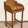 mesa rana con 9 agujeros tratada para exterior