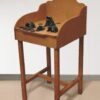 Juego rana Delta completa con la mesa tratada para exterior y elementos metálicos de fundición