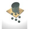 Juego del bote con 8 bolas de acero bote cesta