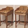 4 Mesa 9 agujeros Juegos de la Rana Mesa para el juego de la rana Omega b