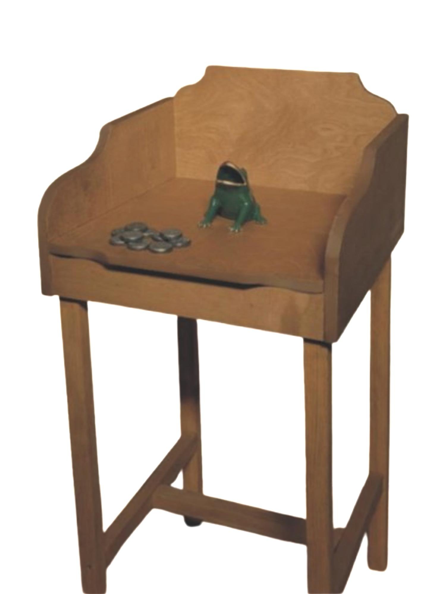 juego rana md Alfa clásica una rana una mesa y 10 fichas