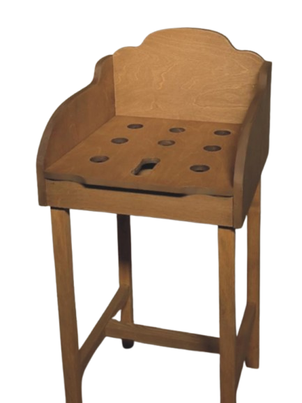 mesa Delta tratada para exterior puntuación grabada sin accesorios metálicos