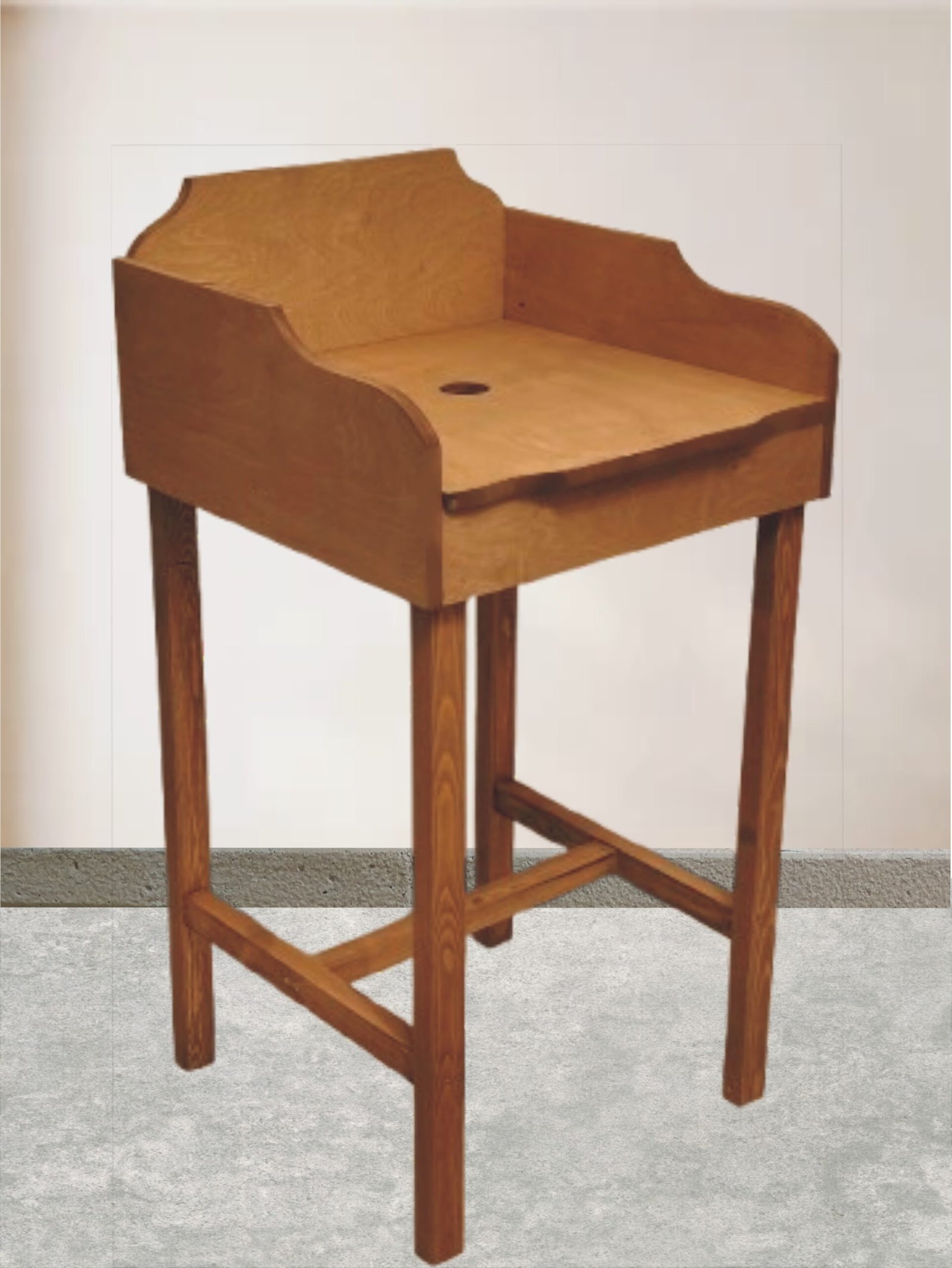 solo mesa md Alfa clásica tratada y con un solo agujero