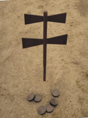 juego de la llave de Ourense y Pontevedra con dos palas giratorias y 6 fichas de 500 a 550 gr