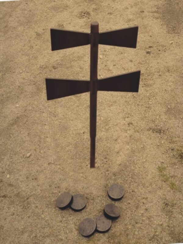 juego de la llave de Ourense y Pontevedra con dos palas giratorias y 6 fichas de 500 a 550 gr