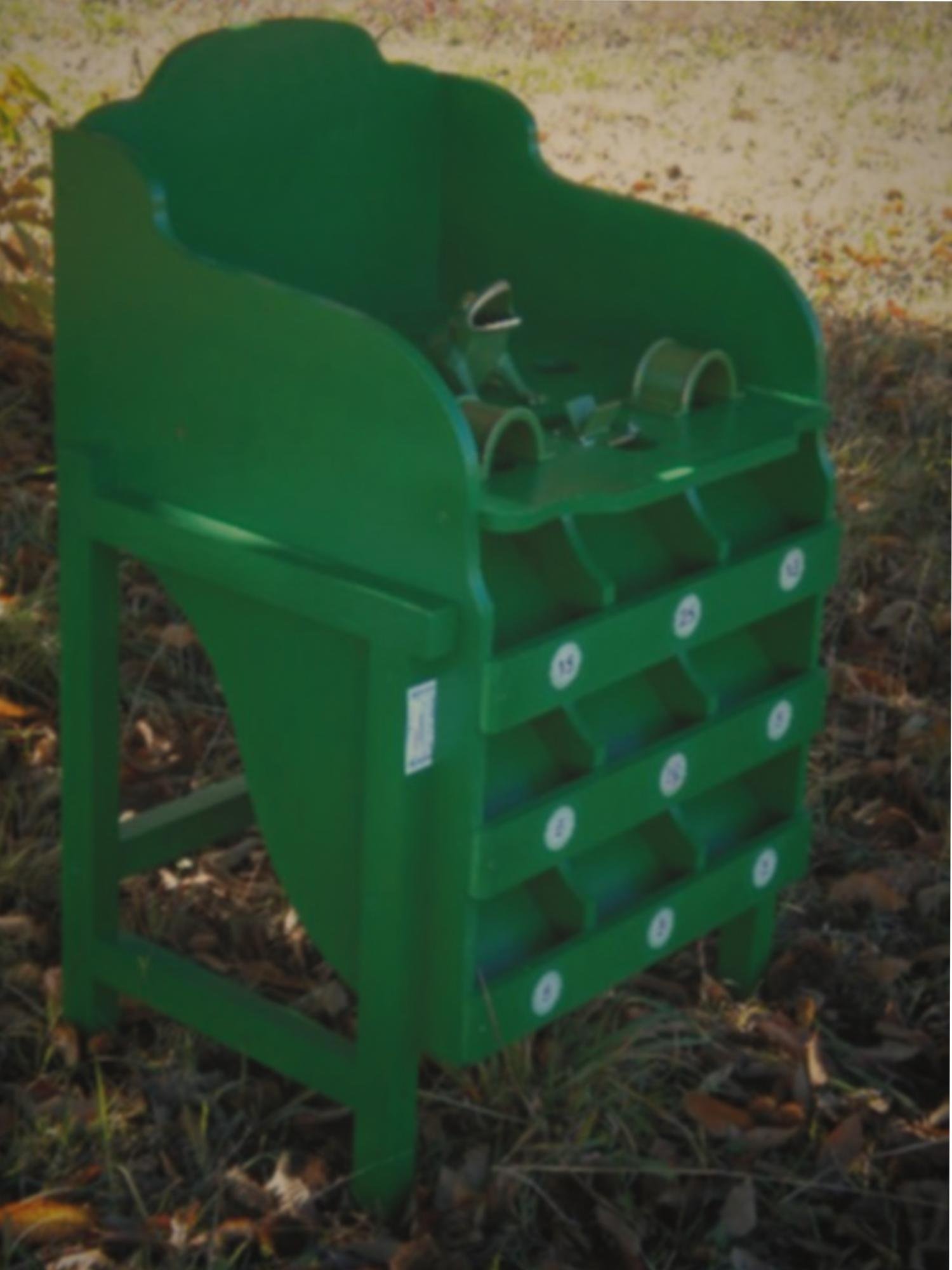 juego de la rana clásica modelo Delta con una mesa tratada para exterior una rana y 10 fichas