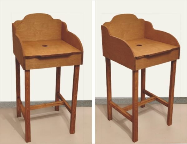 Mesa tratada para exterior, solo mesa