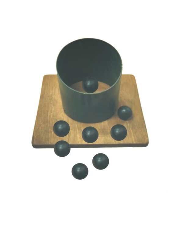 juego del bote con 8 bolas de acero