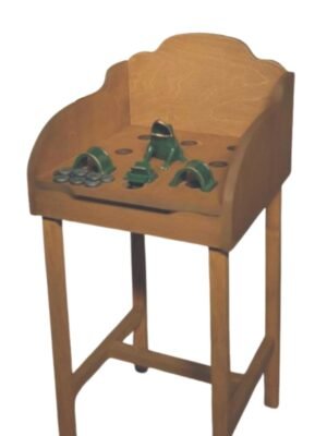 juego rana Delta completa con la mesa tratada para exterior y elementos metálicos de fundición