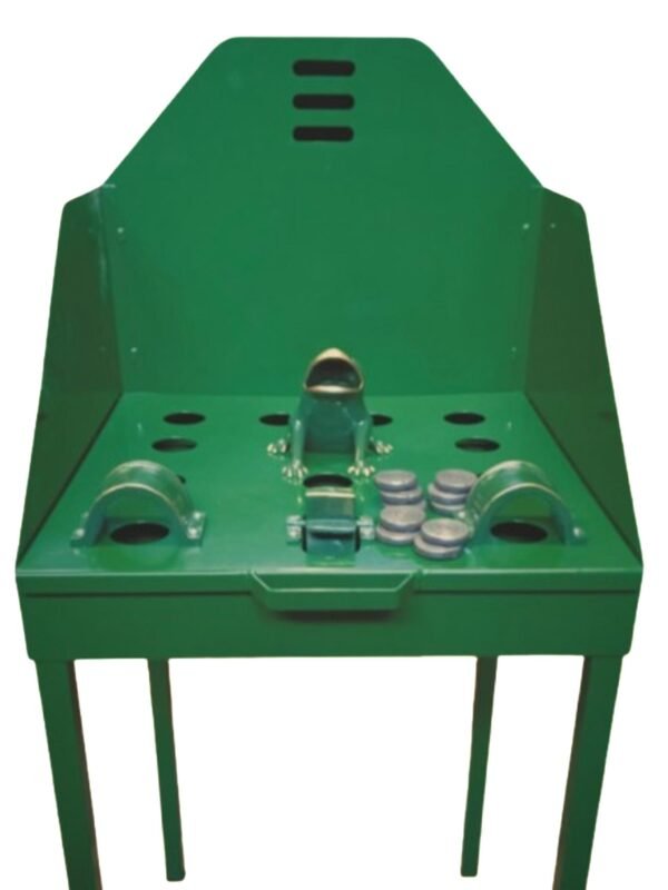 juego de la rana mesa metalica